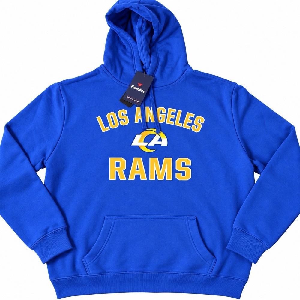 New Fanatics Los Angeles Rams Royal Blue Pullover Hoodie Men's 3XL NFL